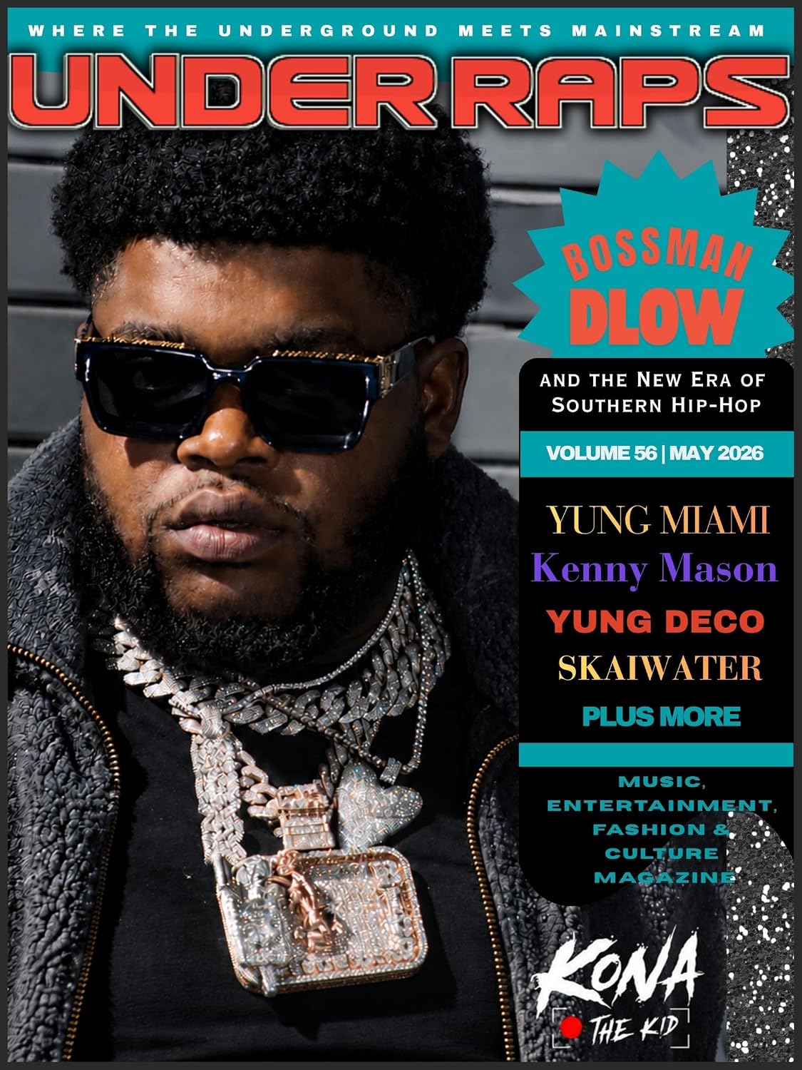 ler totalmente Under Raps Magazine Vol. 56: DOUBLE COVER — Bossman Dlow's New Era of Southern Hip-Hop, Yung Deco's Real Life Real Sound, Yung Miami, Kenny Mason, Skaiwater & More (English Edition)