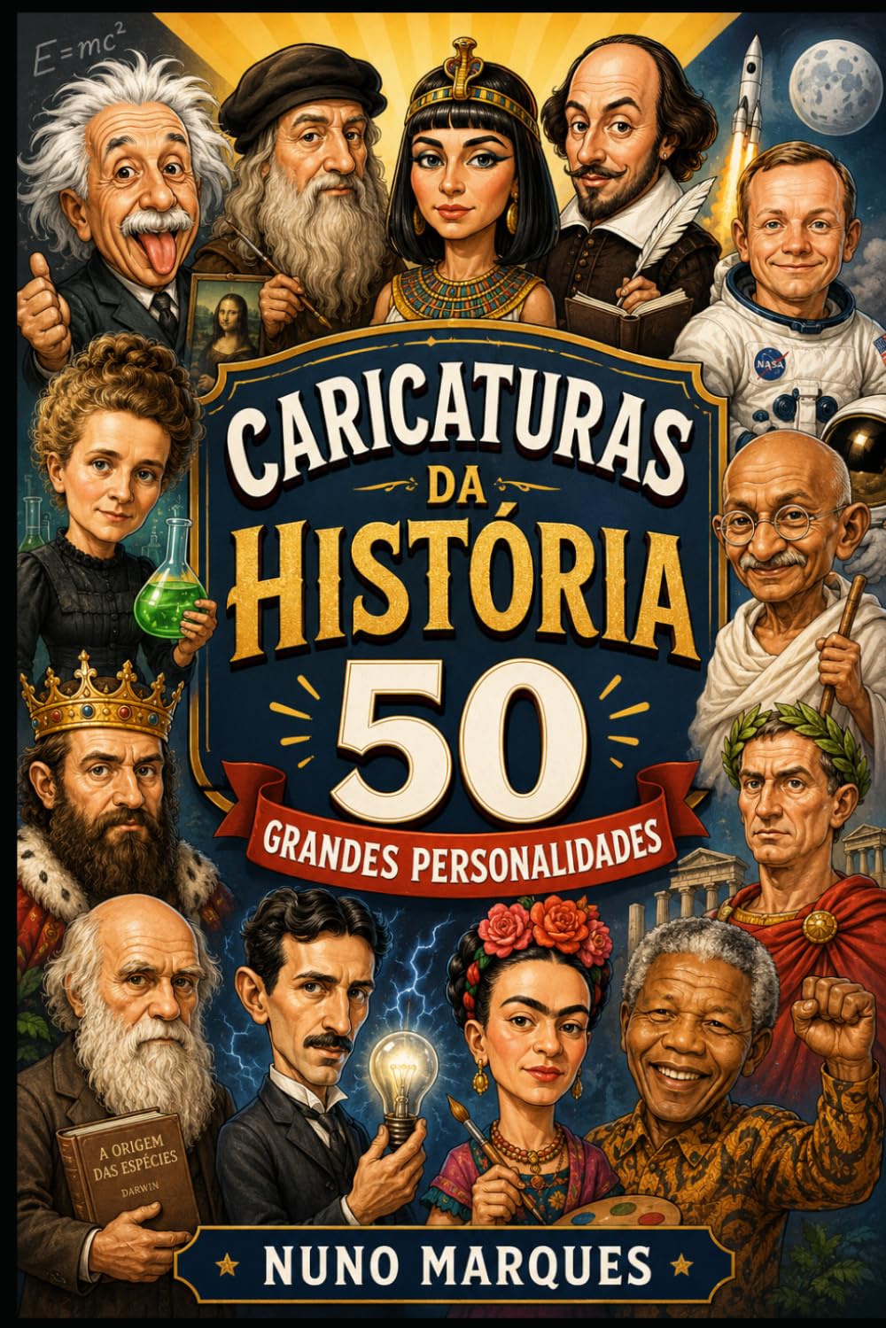 Caricaturas da História: 50 Grandes Personalidades (Portuguese Edition) baixar o livro de graça
