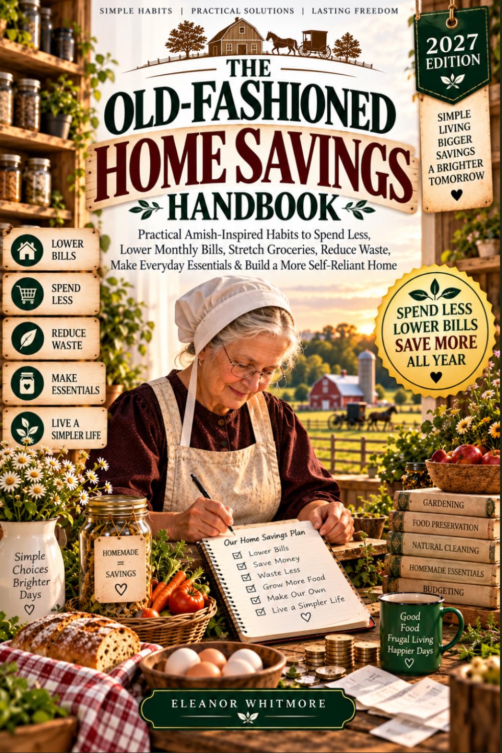 capítulo por capítulo baixar The Old-Fashioned Home Savings Handbook: Amish Household Methods to Lower Bills, Stretch Groceries, Reduce Waste, Save More & Build a Simpler, Self-Reliant Home