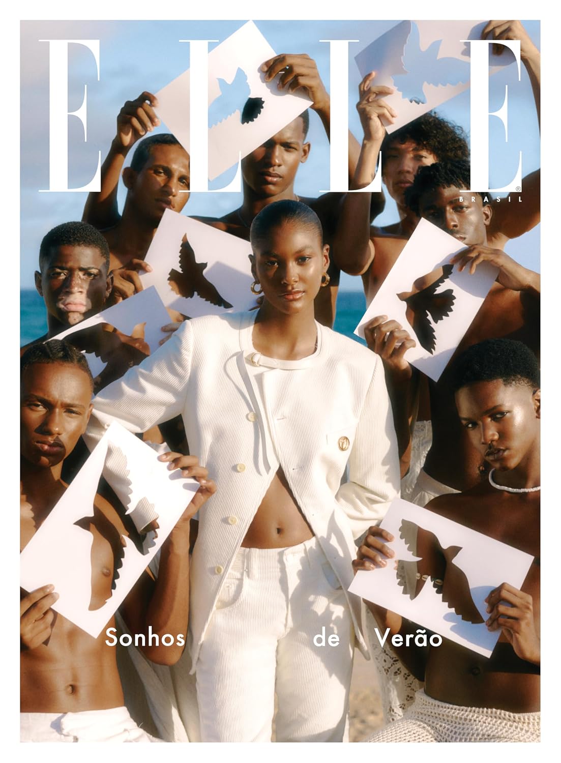 ler totalmente ELLE Brasil Vol. 14: Sonhos de verão - Capa 01 - Foto em Grupo