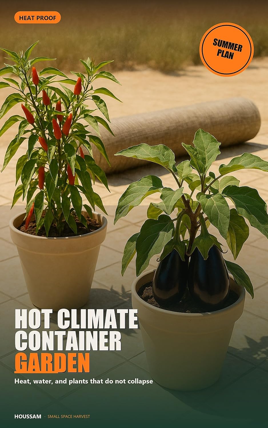 ler totalmente Hot Climate Container Garden: Heat, watering, and varieties that do not collapse in summer (English Edition)