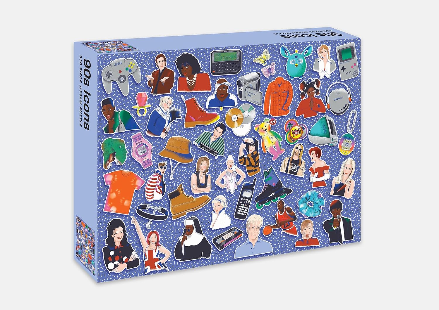 ler totalmente 90s Icons Jigsaw Puzzle: 500 Piece Jigsaw Puzzle