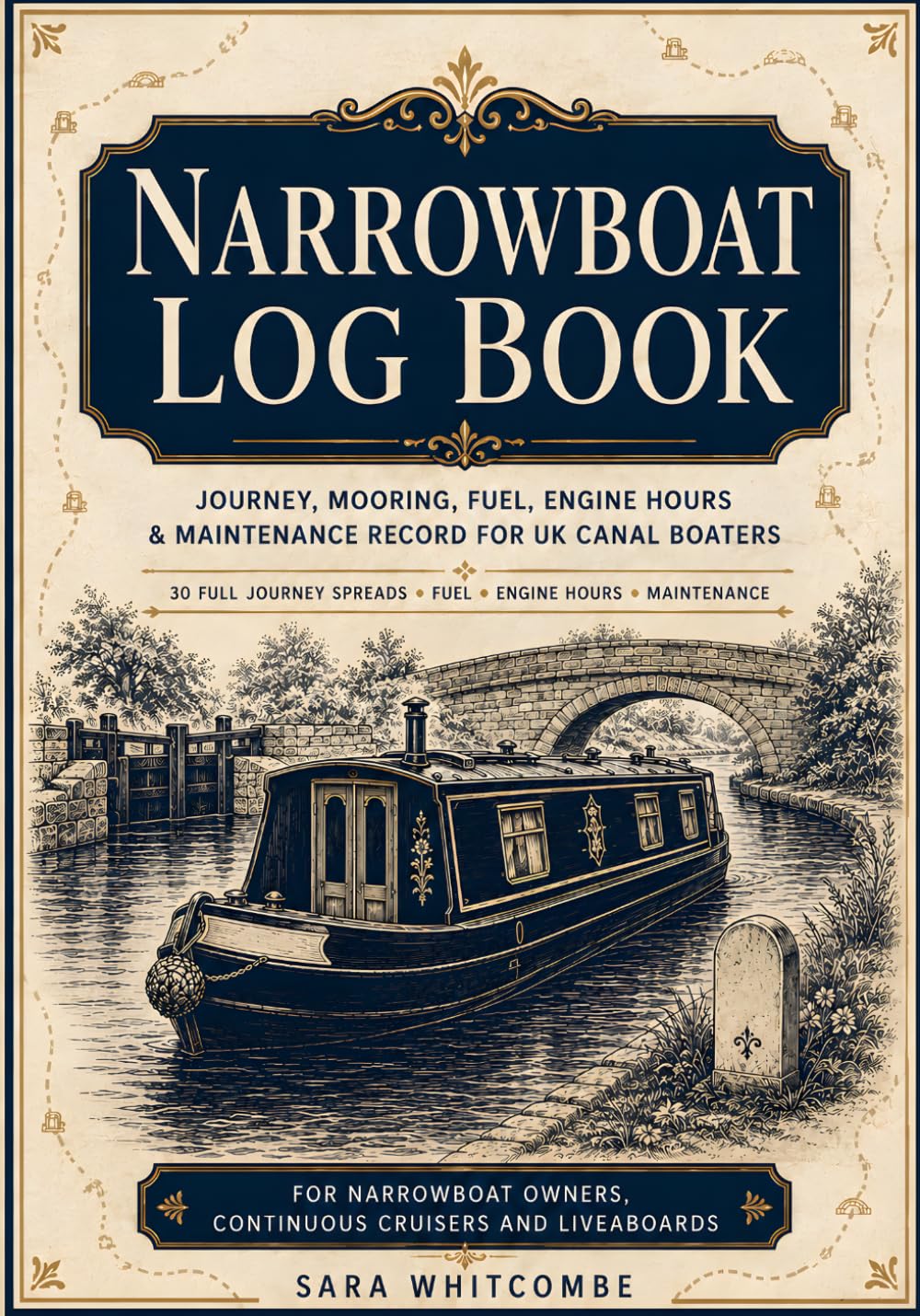 ler totalmente Narrowboat Log Book: Journey, Mooring, Fuel, Engine Hours & Maintenance Record for UK Canal Boaters