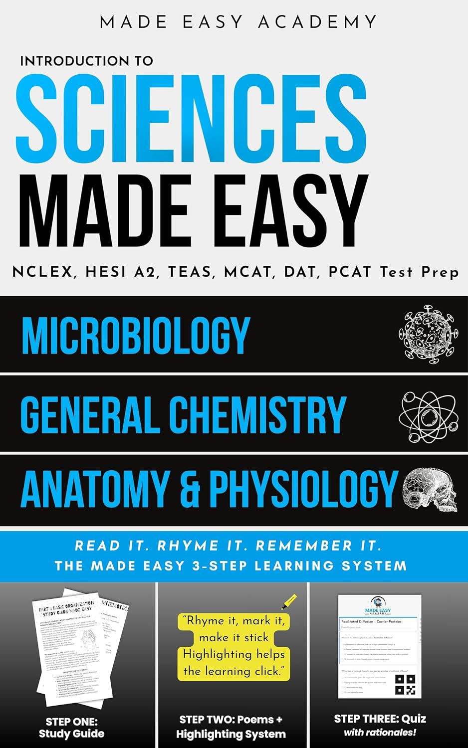 Introduction to Sciences Made Easy: General Chemistry, Anatomy & Physiology I, and Microbiology for Nursing, Medical, and Allied Health Students: NCLEX,... (Made Easy Academy Series) (English Edition) baixar o livro de graça