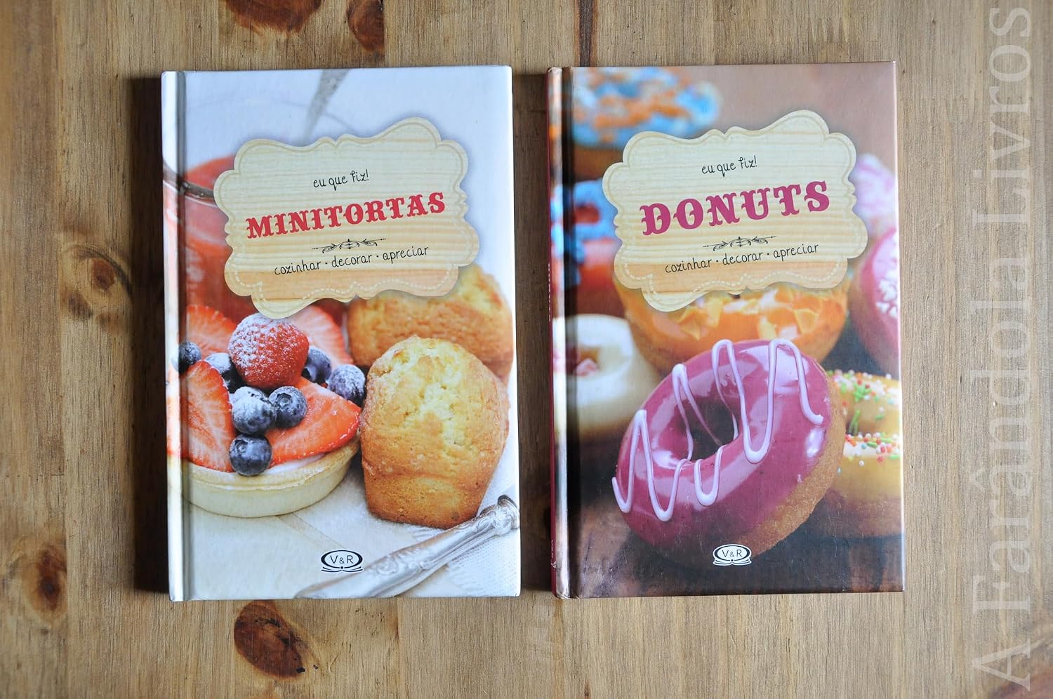 ler totalmente Eu que fiz! Donuts + Minitortas cozinhar decorar apreciar V&R