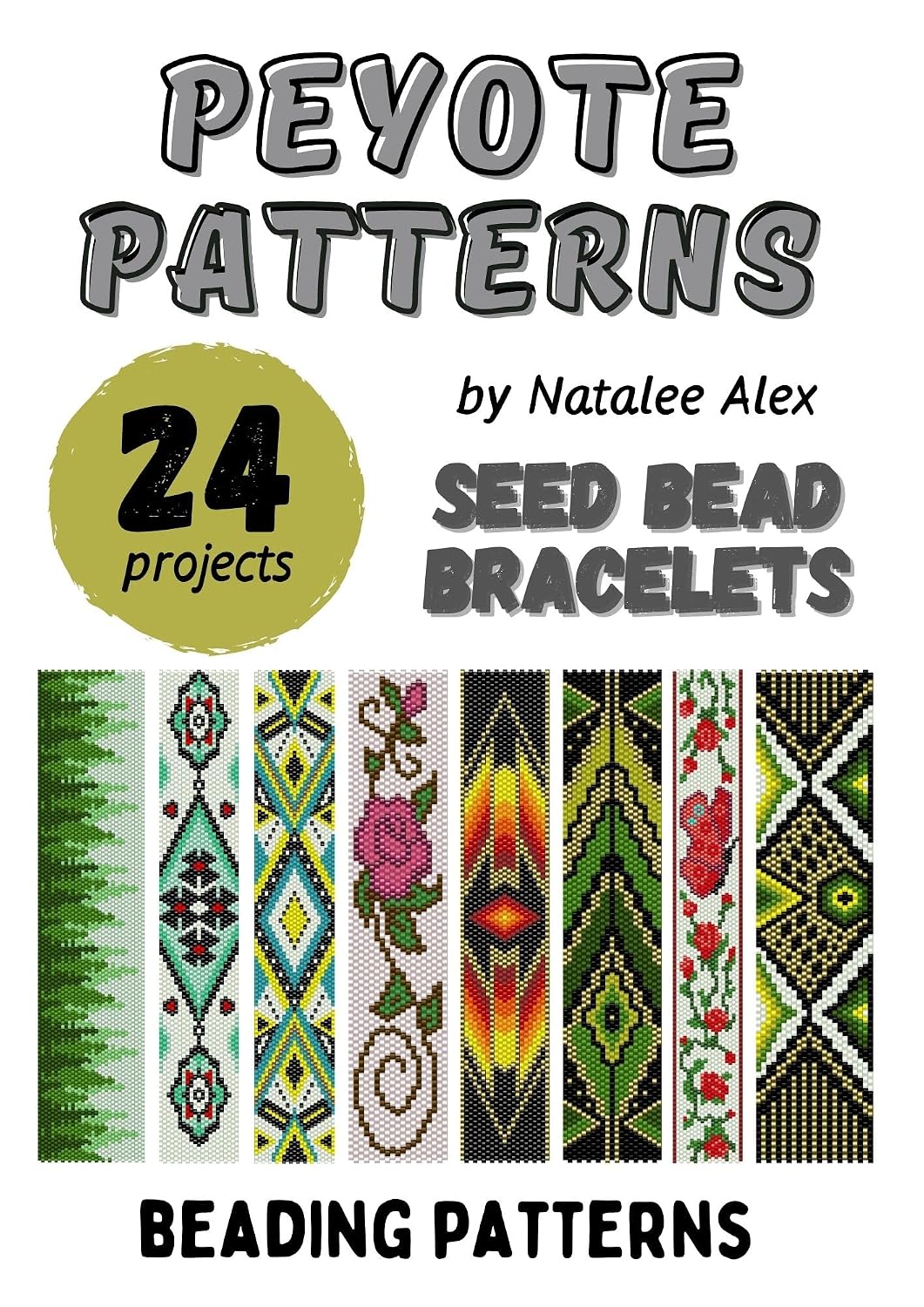 capítulo por capítulo baixar Bracelet Peyote Patterns - 24 designs: Exclusive beading patterns for bracelets Native American Style, Floral, Christmas and more (Bracelets Peyote Patterns Book 1) (English Edition)