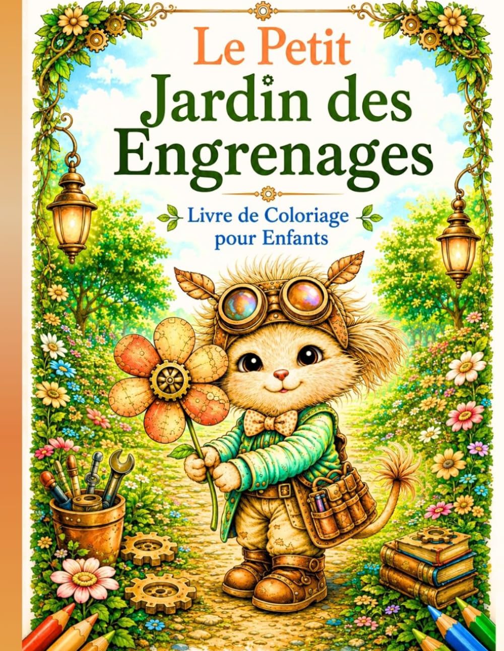 Le Petit Jardin des Engrenages: Livre de Coloriage pour Enfants avec d'Adorables Amis du Jardin (French Edition) baixar livro de graça