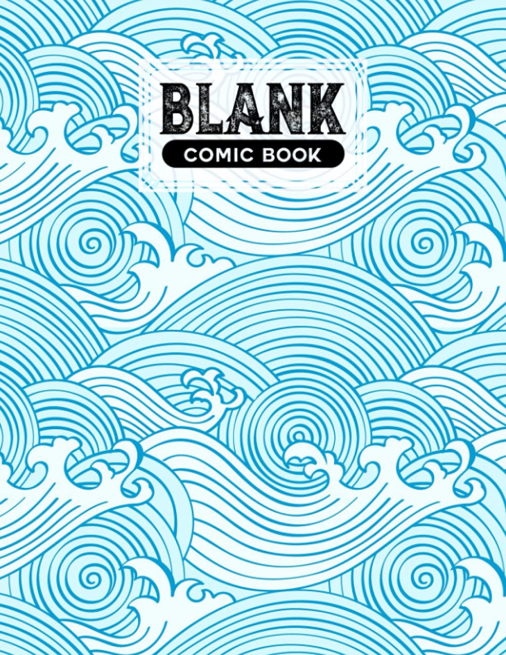 Blank Comic Book: Sea Waves Cover Blank Comic Book, Create Your Own Story, Journal, Notebook, Sketchbook for Kids and Adults, 120 Pages - Size 8.5" x 11" Notebook by Andrej Jacob baixar livro de graça