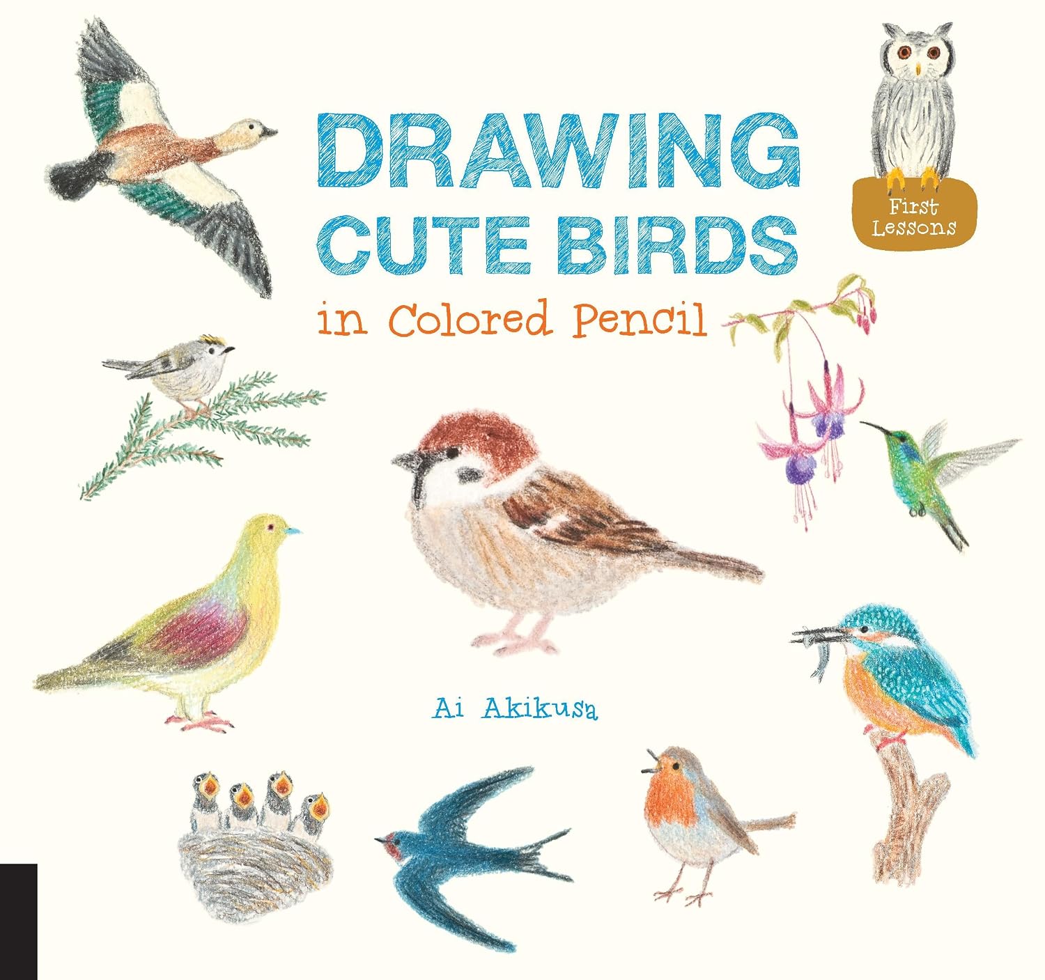 Drawing Cute Birds in Colored Pencil: Volume 2