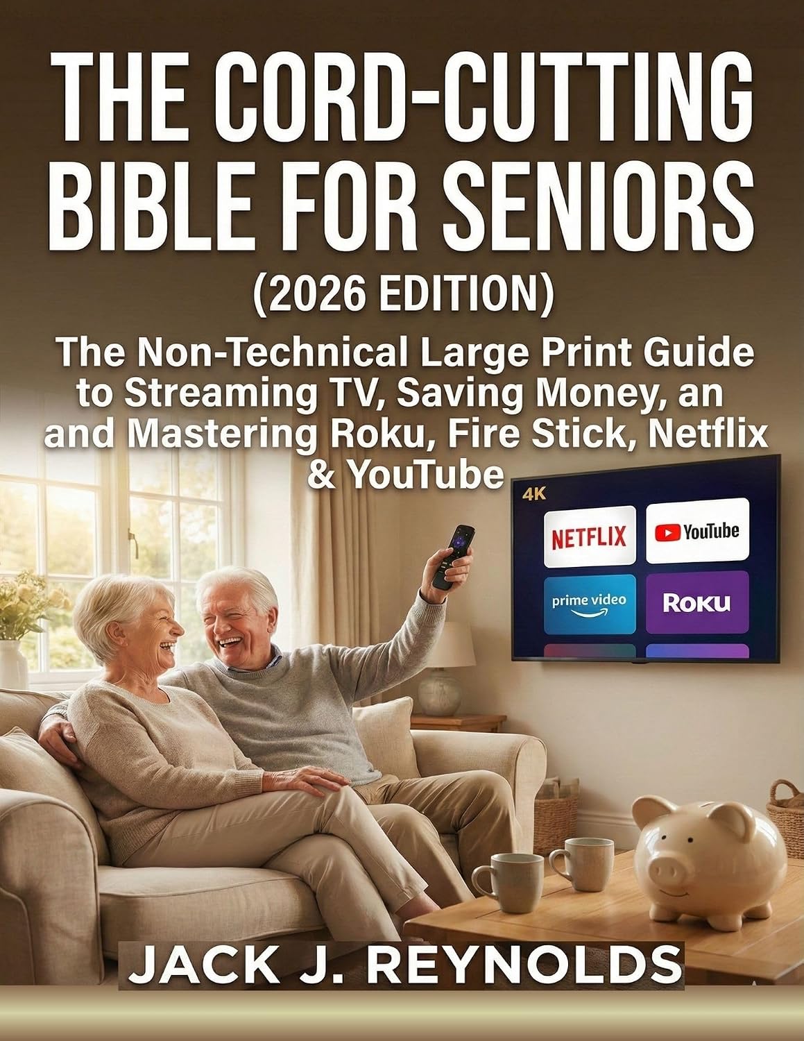 ler totalmente THE CORD-CUTTING BIBLE FOR SENIORS (2026 EDITION): The Non-Technical Large Print Guide to Streaming TV, Saving Money, and Mastering Roku, Fire Stick, Netflix & YouTube (English Edition)