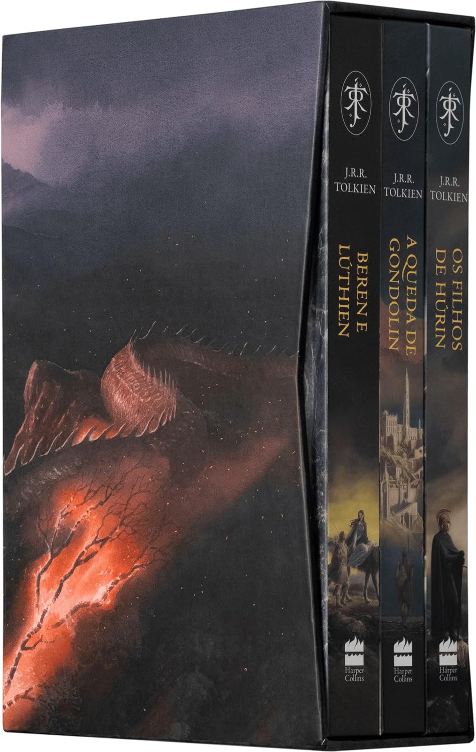 Box Os Grandes Contos dos Dias Antigos – Três histórias da Terra-média com ilustrações de Alan Lee