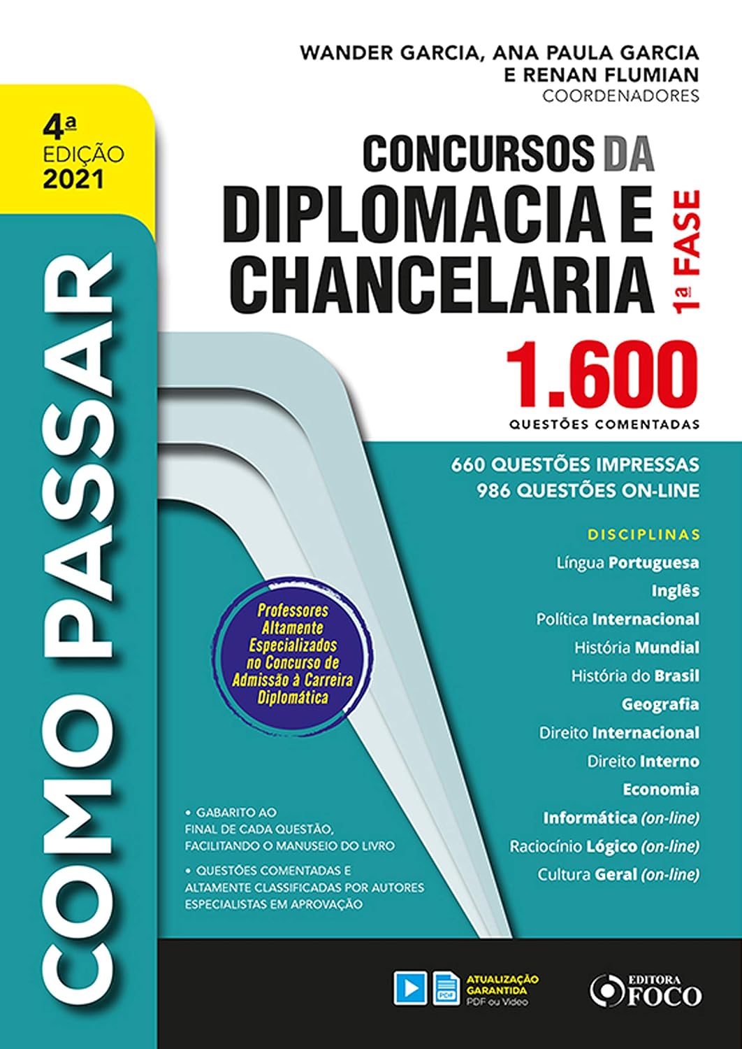 Como passar concursos diplomacia e chancelaria: 1.600 questões comentadas - 1ª fase baixar o livro de graça