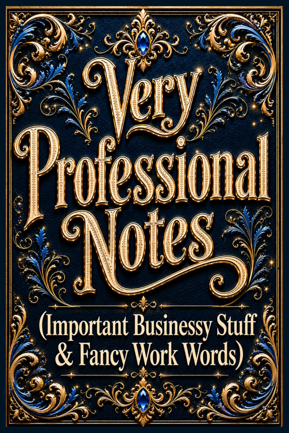 ler totalmente Very Professional Notes (Important Businessy Stuff and Fancy Work Words): Funny Coworker Gifts Notebook for Women, Men, Boss, Office, Gag Gifts, Secret Santa, Birthday - Blank Lined Journal 160 Pages