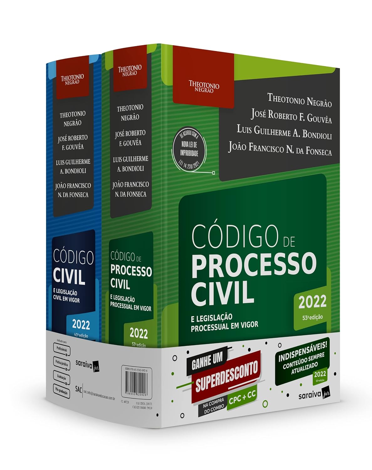 Combo TN - Código Civil e Código Processo Civil - 14ª Edição 2022 baixar livro de graça