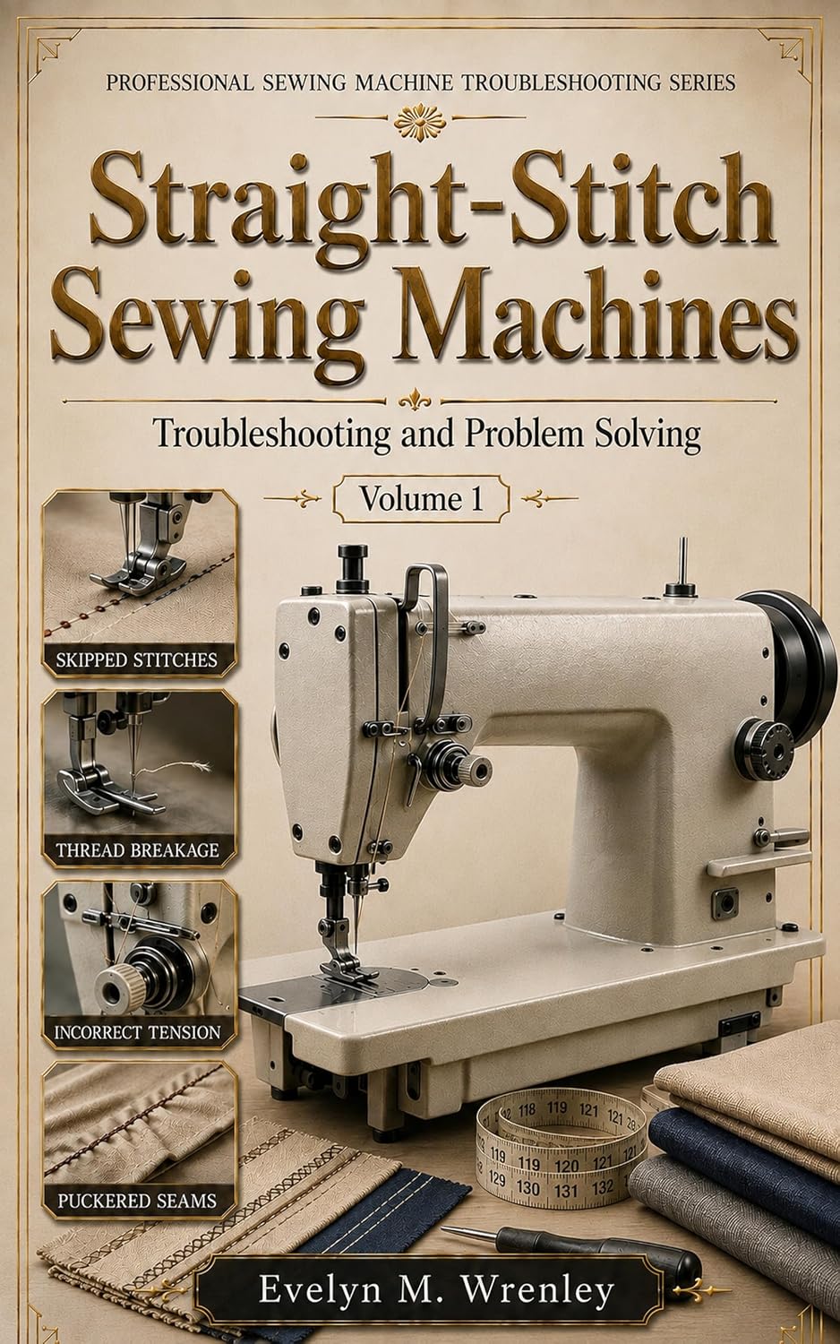 Straight-Stitch Sewing Machines — Volume 1: How to Identify, Test, and Fix Problems on a Straight-Stitch Sewing Machine (Sewing Machine Troubleshooting) (English Edition) baixar o livro de graça
