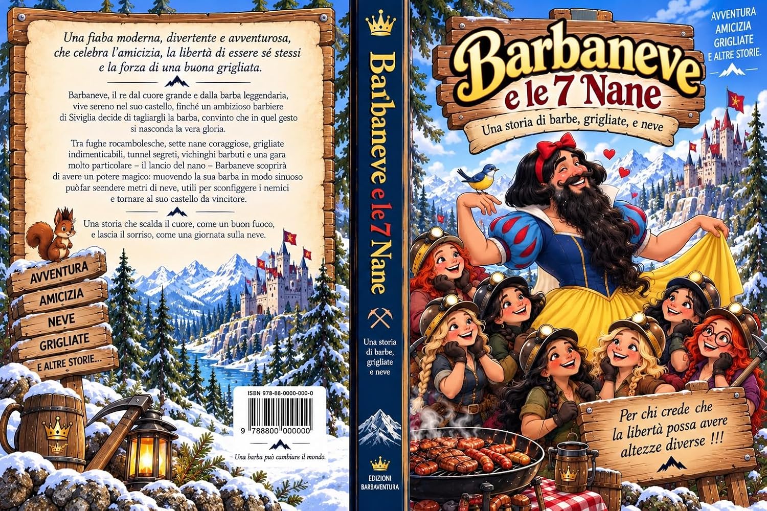 Barbaneve e le 7 Nane: Una storia di Barbe, Nane e Grigliate (Italian Edition) baixar livro de graça