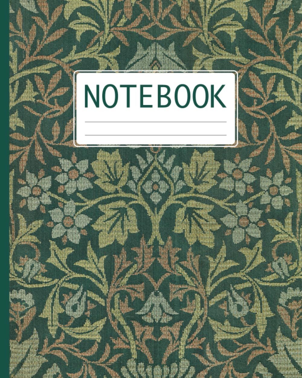 Notebook: The William Morris Collection - Flower Garden 8x10 inch 120 Lined (9mm) Pages baixar livro de graça