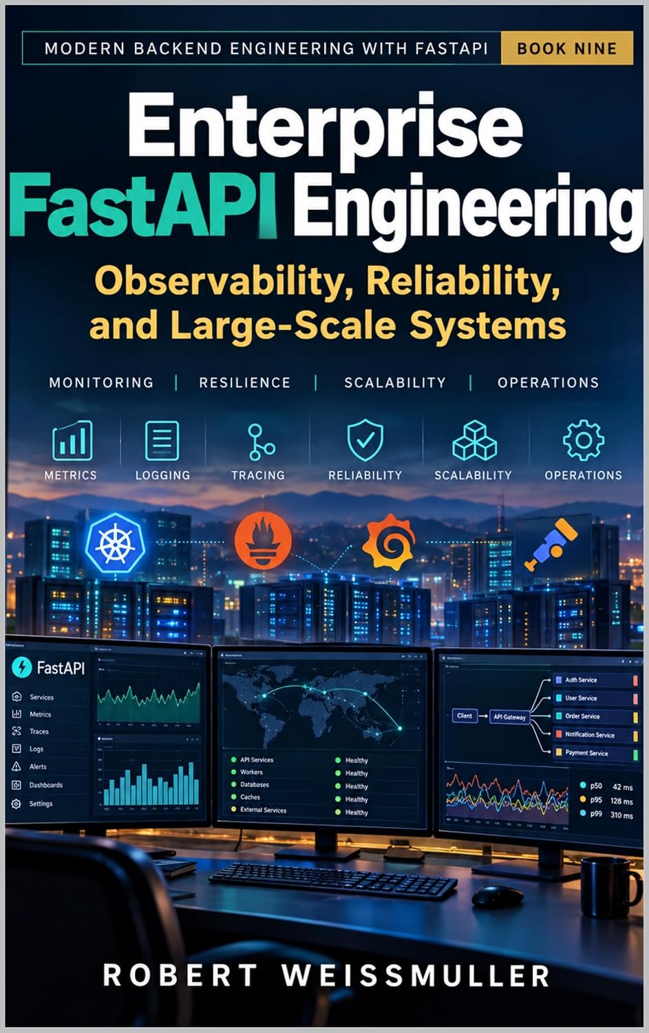 capítulo por capítulo baixar Enterprise FastAPI Engineering: Observability, Reliability, and Large-Scale Systems (Modern Backend Engineering with FastAPI Book 9) (English Edition)