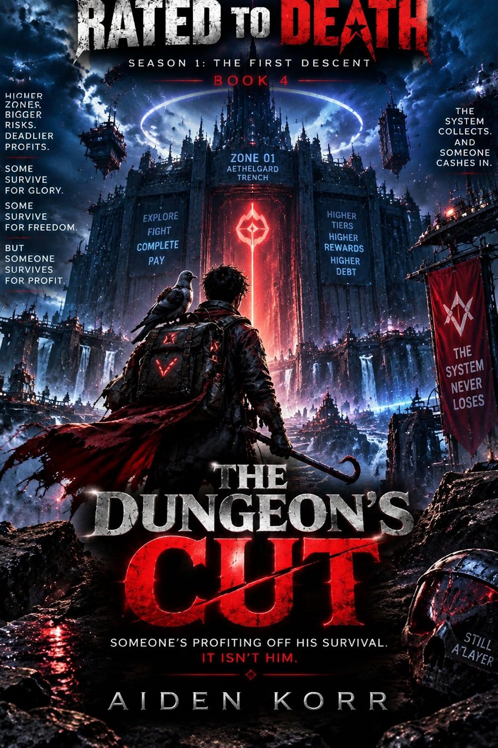 capítulo por capítulo baixar THE DUNGEON'S CUT: Someone's Profiting Off His Survival. It Isn't Him (RATED TO DEATH Book 4) (English Edition)