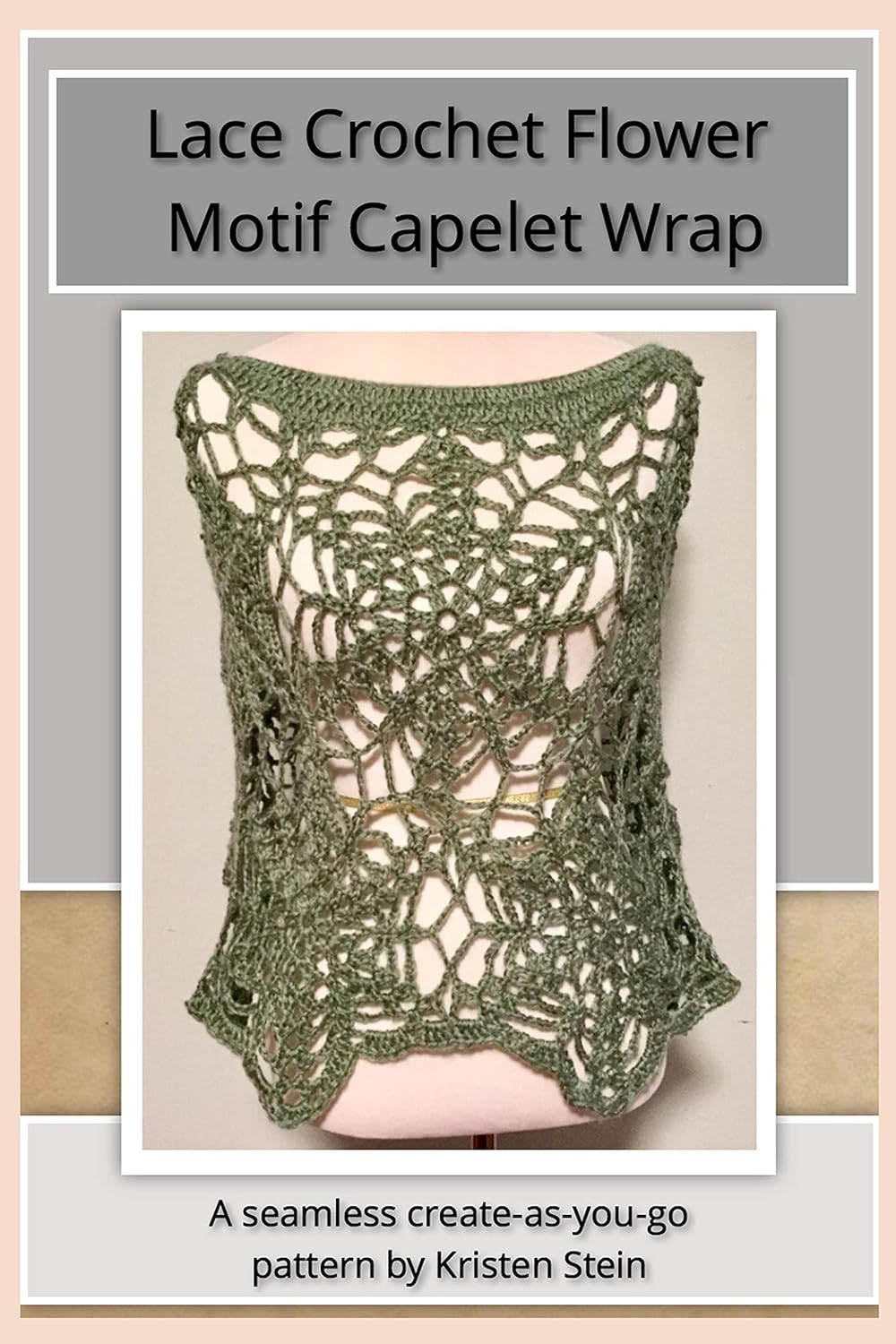Lace Crochet Flower Motif Capelet Wrap: A seamless create-as-you-go pattern. (English Edition) baixar livro de graça