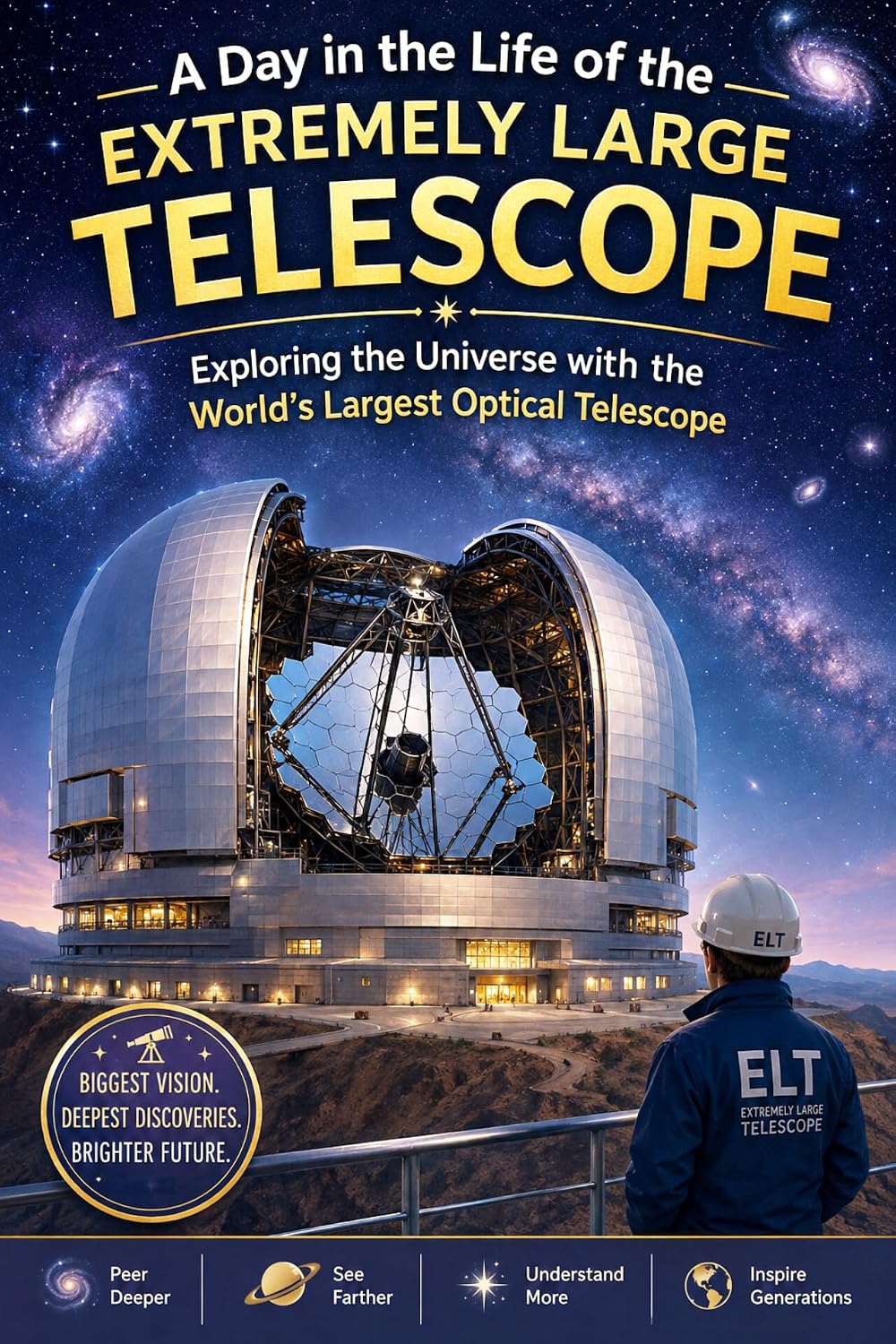 A Day in the Life of the Extremely Large Telescope: Exploring the Universe with the World’s Largest Optical Telescope (English Edition) baixar o livro de graça