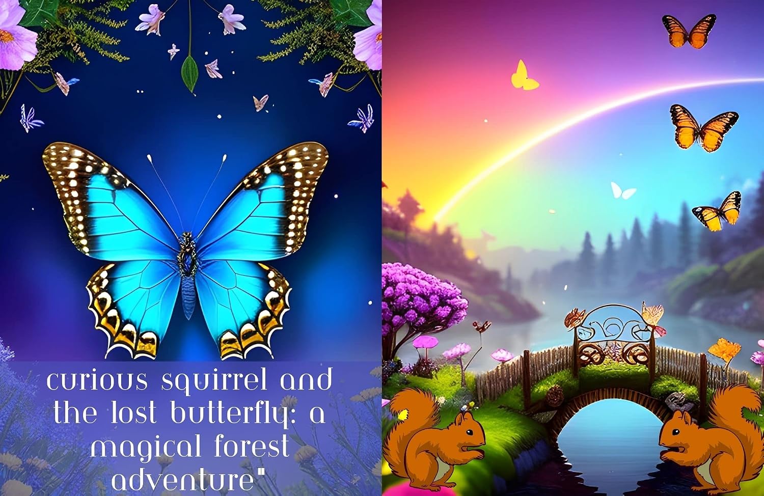 ler totalmente Title: Curious Squirrel and the Lost Butterfly: A Magical Forest Adventure: Children's story books (English Edition)