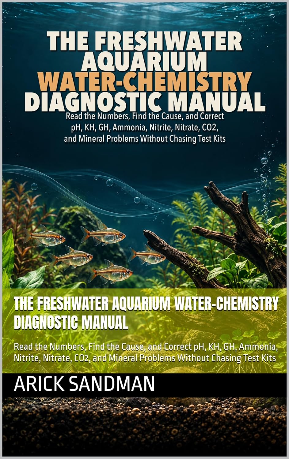 The Freshwater Aquarium Water-Chemistry Diagnostic Manual: Read the Numbers, Find the Cause, and Correct pH, KH, GH, Ammonia, Nitrite, Nitrate, CO2, and... Without Chasing Test Kits (English Edition) baixar livro de graça