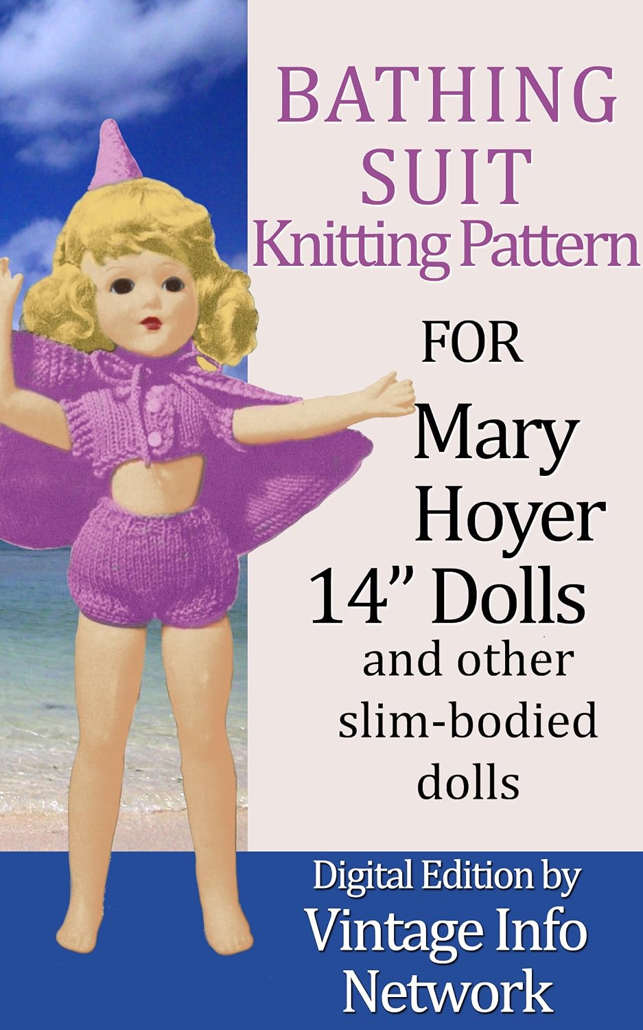 ler totalmente Bathing Suit Knitting Pattern for Mary Hoyer 14" Dolls and Other Slim-Bodied Dolls (English Edition)