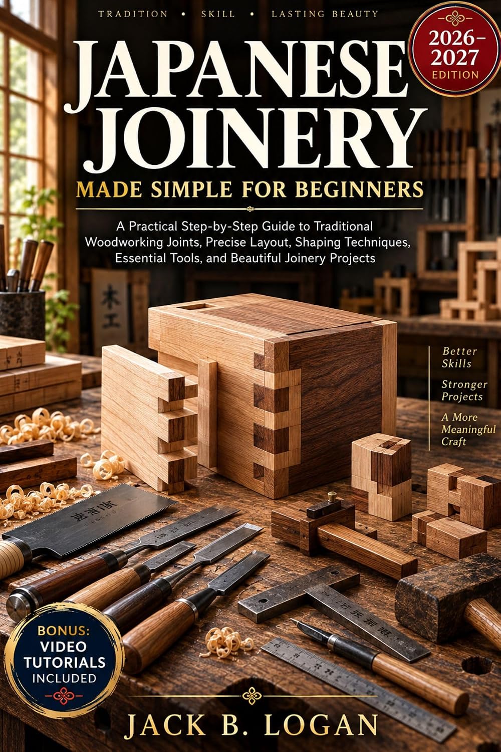 JAPANESE JOINERY MADE SIMPLE FOR BEGINNERS: A Practical Step-by-Step Guide to Traditional Woodworking Joints, Precise Layout, Shaping Techniques, Essential... Beautiful Joinery Projects (English Edition) baixar livro de graça