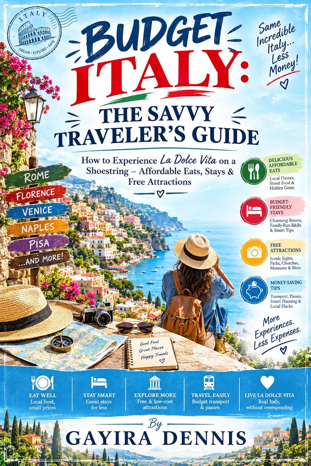 ler totalmente Budget Italy: The Savvy Traveler's Guide: How to Experience La Dolce Vita on a Shoestring – Affordable Eats, Stays & Free Attractions (The Italia Awaits Collection) (English Edition)