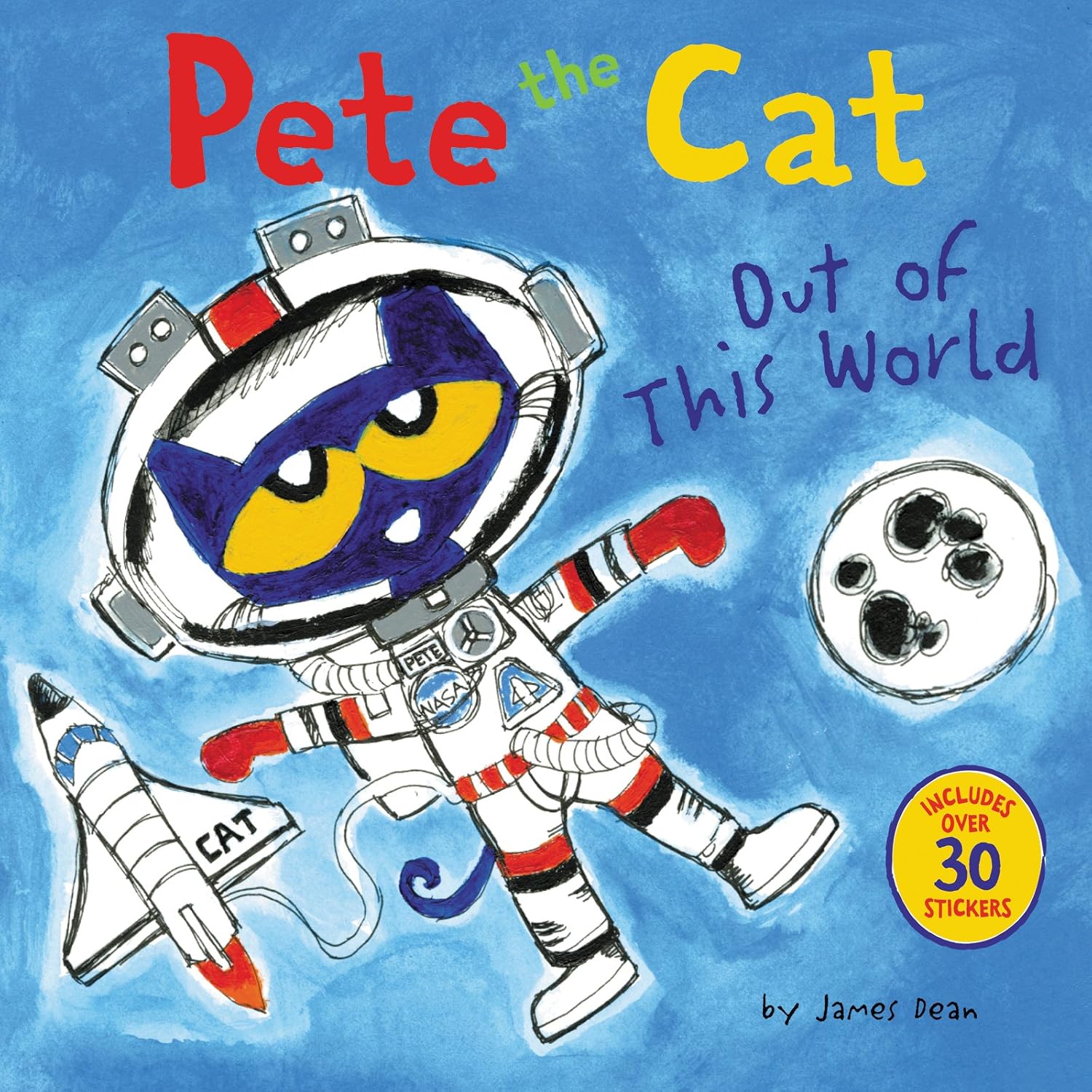 Pete the Cat: Out of This World: Includes Over 30 Stickers! baixar livro de graça