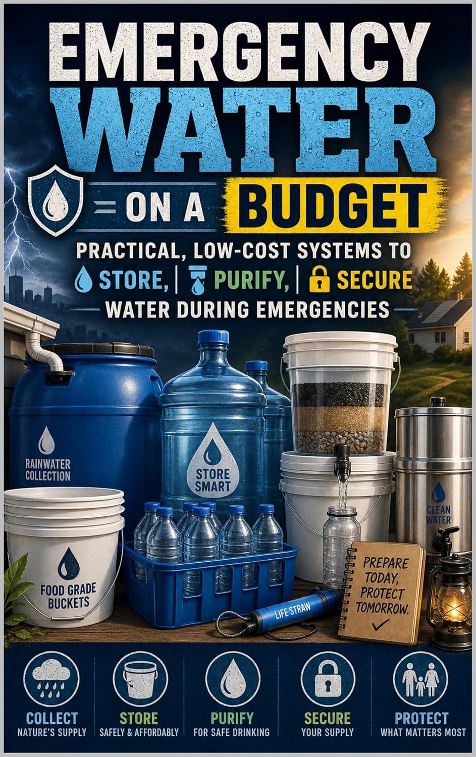 Emergency Water on a Budget: Practical, Low-Cost Systems to Store, Purify, and Secure Water During Emergencies (English Edition) baixar livro de graça