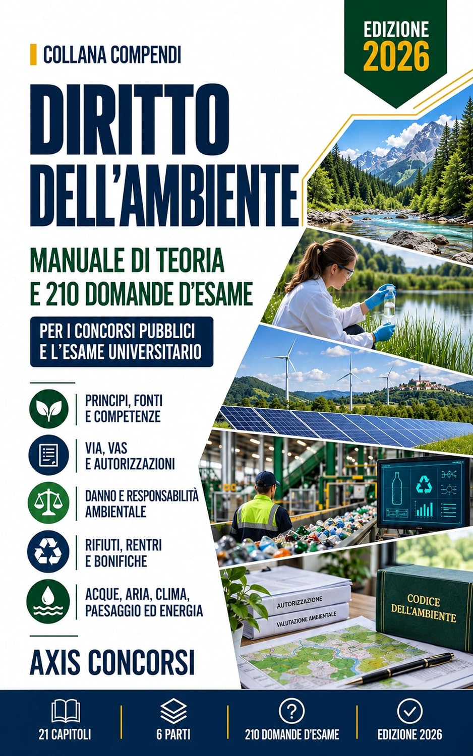 capítulo por capítulo baixar Compendio di Diritto dell'Ambiente: Il codice dell'ambiente spiegato: i principi, le competenze, le valutazioni e le autorizzazioni, il danno e le responsabilità,... i rifiuti e le bonifiche (Italian Edition)