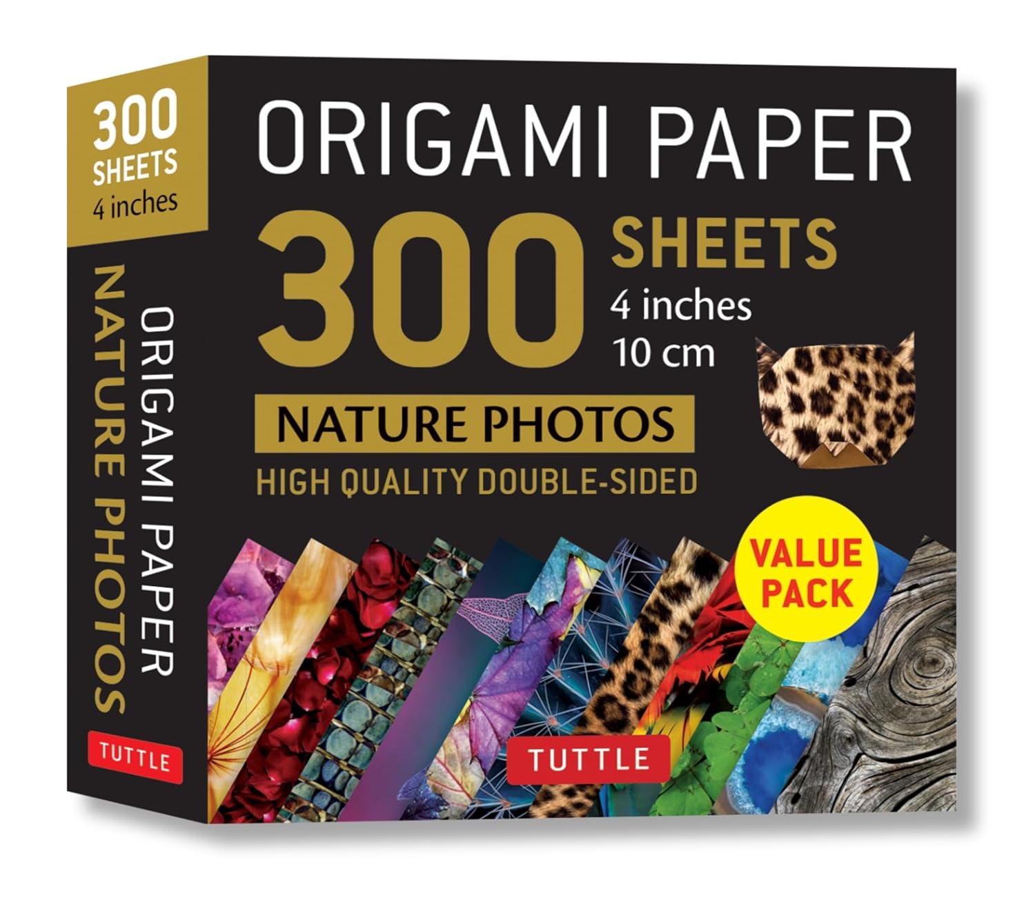 ler totalmente Origami Paper 300 Sheets Nature Photo Patterns 4" (10 CM): Tuttle Origami Paper: Double-Sided Origami Sheets Printed with 12 Different Designs