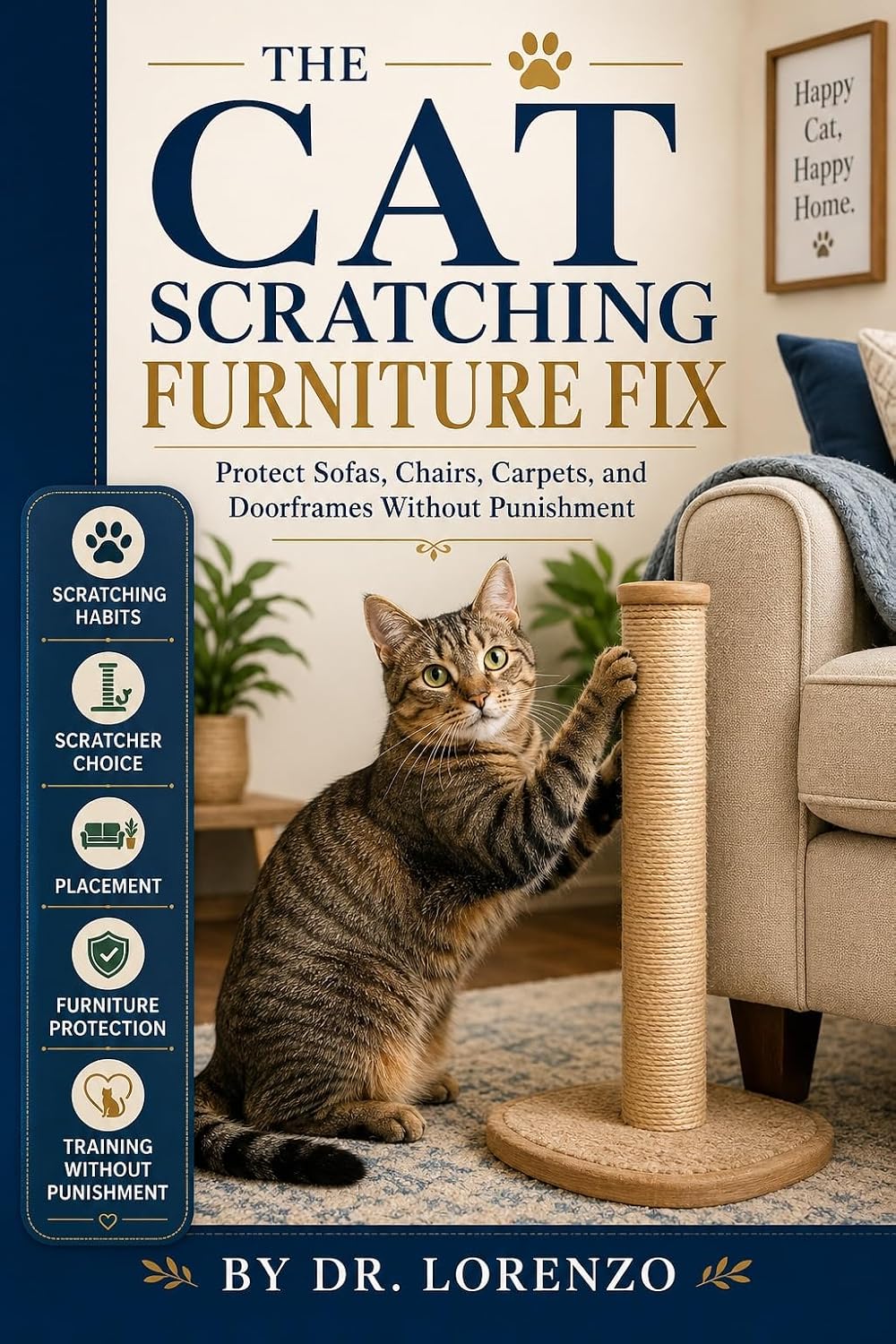capítulo por capítulo baixar The Cat Scratching Furniture Fix: Protect Sofas, Chairs, Carpets, and Doorframes Without Punishment (English Edition)
