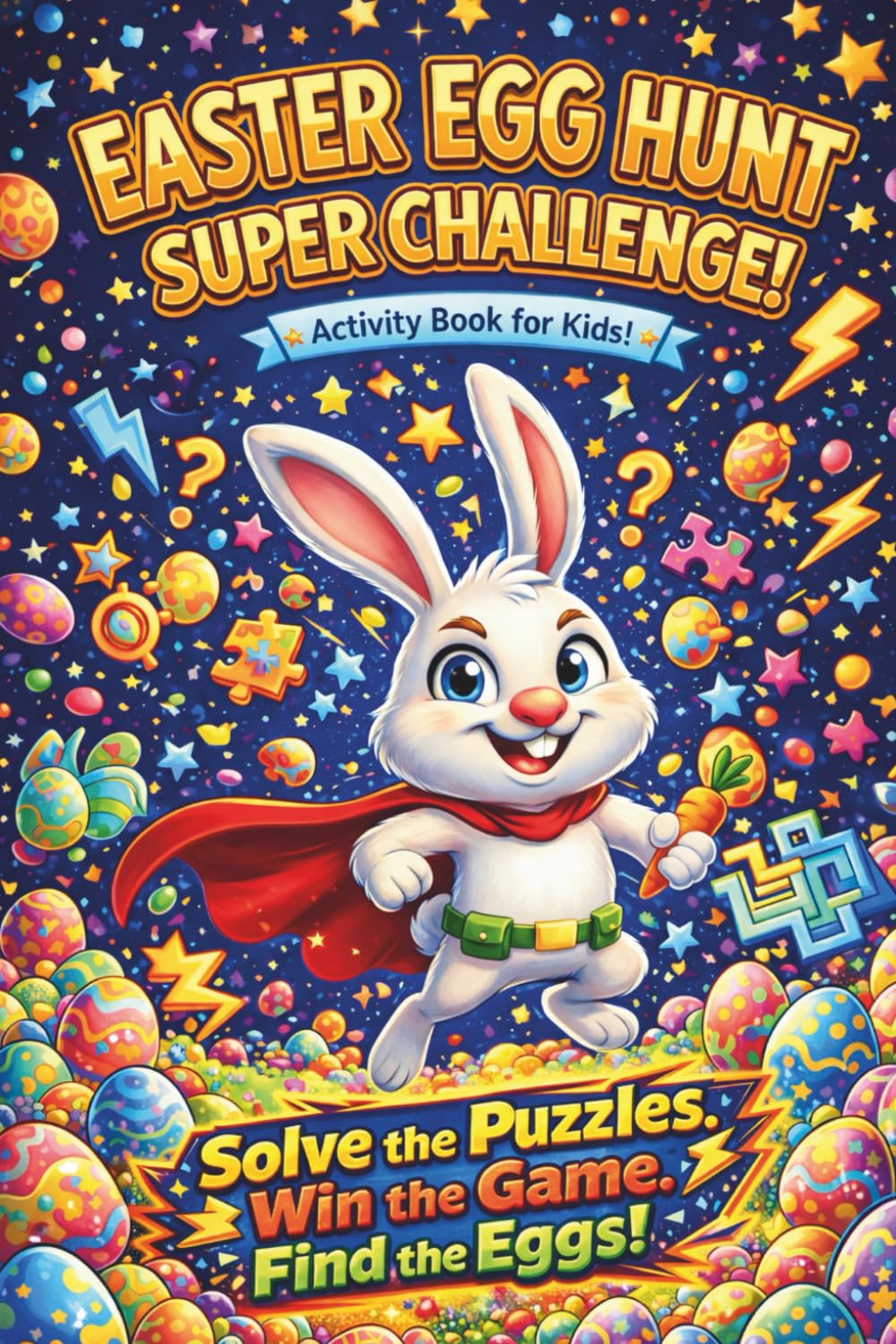 capítulo por capítulo baixar Easter Egg Hunt Super Challenge Activity Book: Interactive Easter Basket Stuffers for Kids Ages 6-10 with Word Search, Mazes, Puzzles, and Catch the... Featuring Agent Swix Bunny’s Jokes and Comics