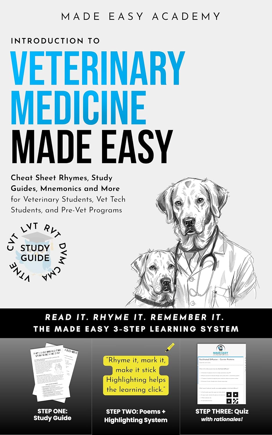 capítulo por capítulo baixar Introduction to Veterinary Medicine Made Easy: Cheat Sheet Rhymes, Study Guides, Mnemonics and More with a Quiz for Every Topic!: VTNE | CVT | LVT | RVT... (Made Easy Academy Series) (English Edition)
