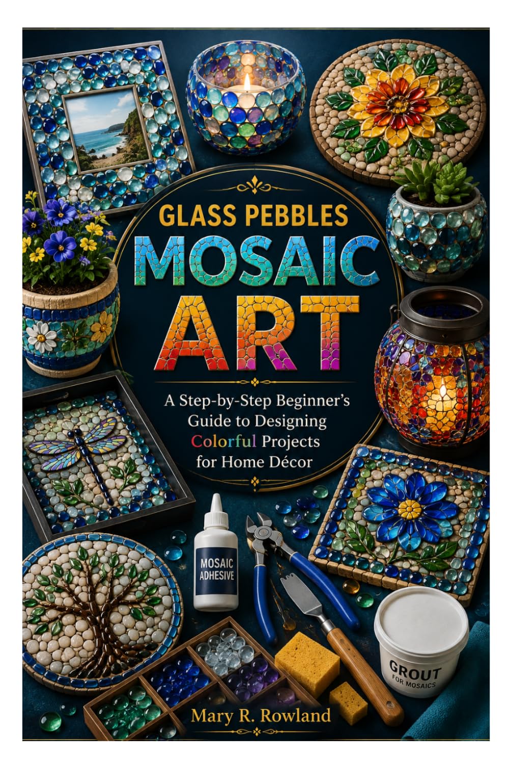 capítulo por capítulo baixar GLASS PEBBLES MOSAIC ART: A Step-by-Step Beginner's Guide to Designing Colorful Projects for Home Décor