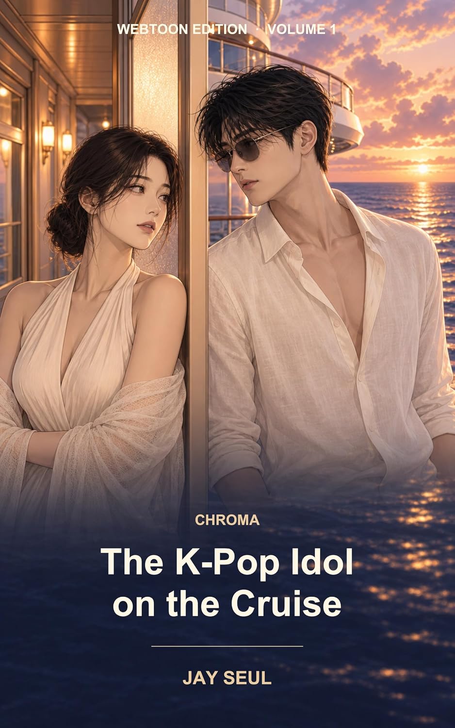 The K-Pop Idol on the Cruise (Volume 1): The Official Webtoon Adaptation (The K-Pop Idol on the Cruise: webtoon edition) (English Edition) baixar livro de graça