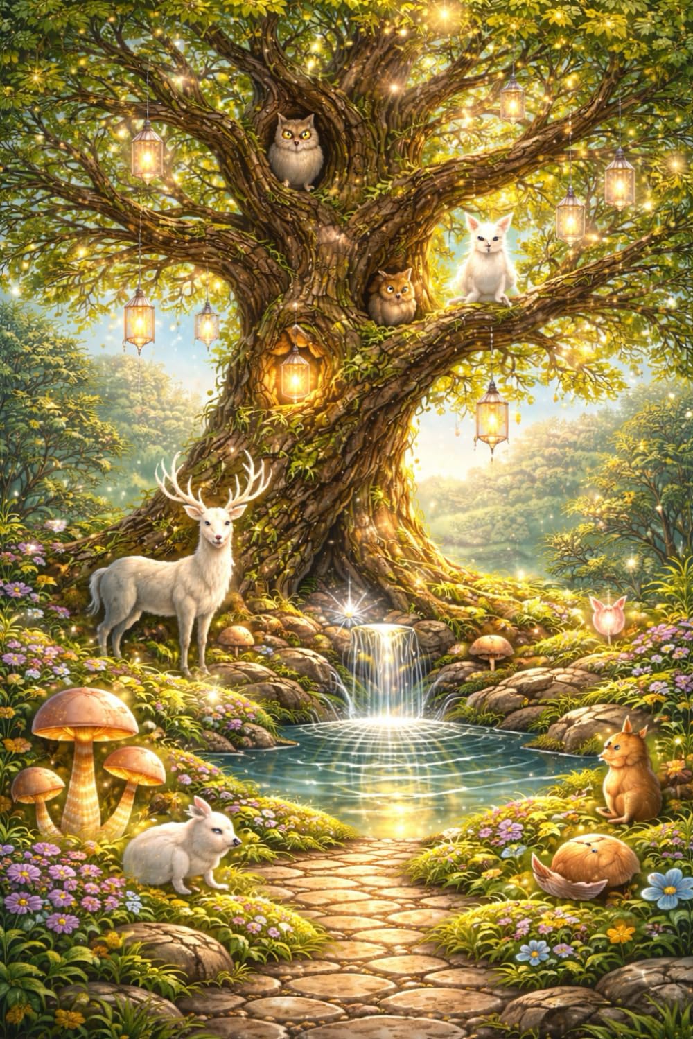 Tree of Miracles: – Nature with a Touch of Wonder Paperback 6*9 100 lined pages