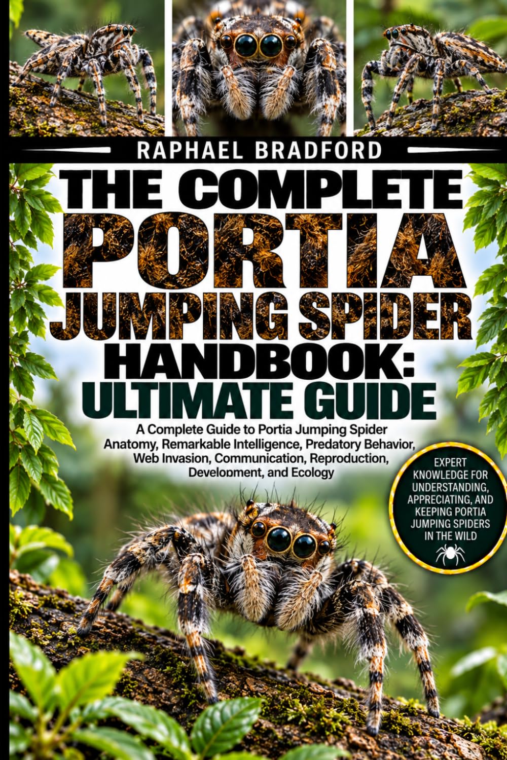 THE COMPLETE PORTIA JUMPING SPIDER HANDBOOK: ULTIMATE GUIDE: A Complete Guide to Portia Jumping Spider Anatomy, Remarkable Intelligence, Predatory ... Reproduction, Development, and Ecology
