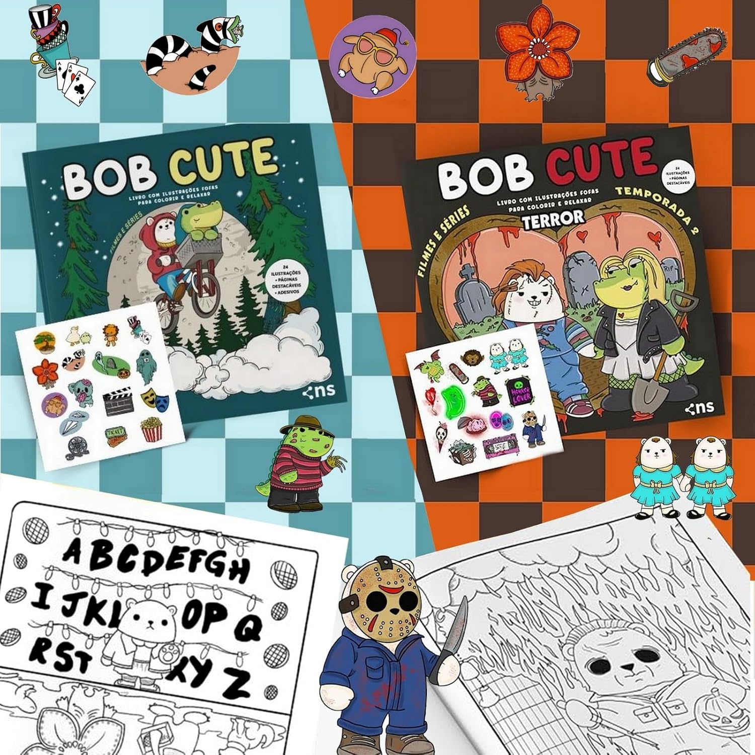ler totalmente KIT BOB CUTE: Filmes e Séries – Temporada 1 & 2: Filmes e Séries - Filmes e Séries Terror