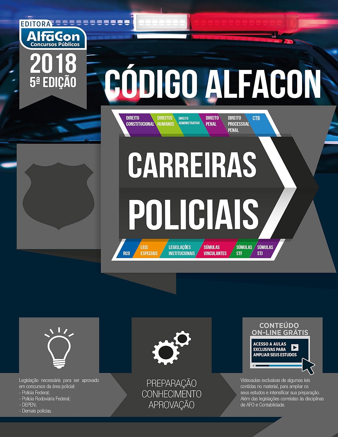 Código AlfaCon - Carreiras policiais 2018 baixar livro de graça