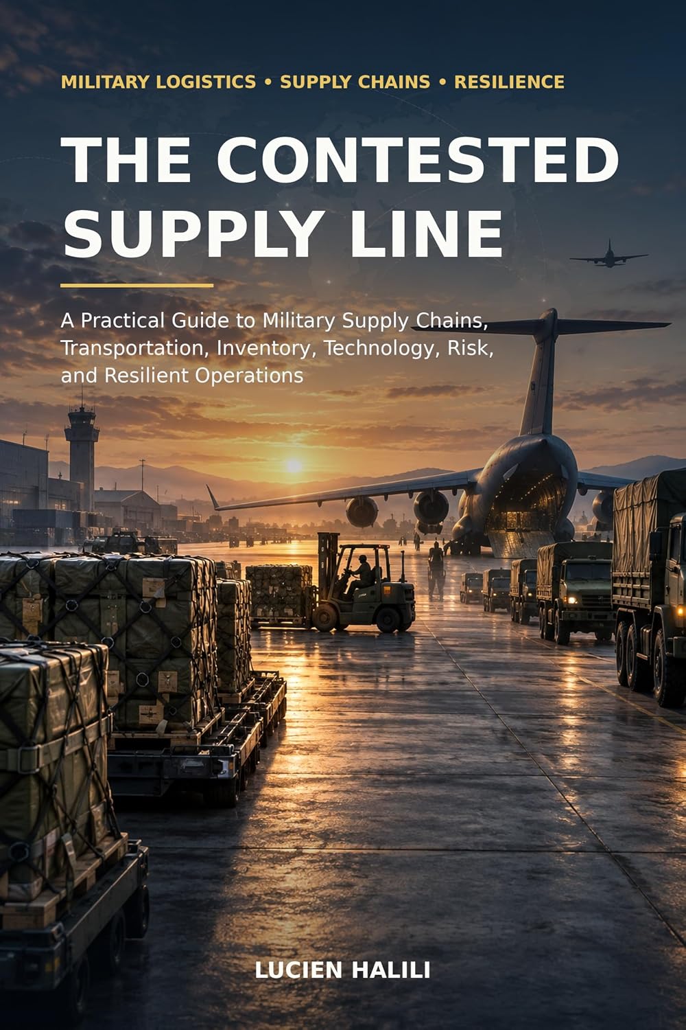 ler totalmente The Contested Supply Line: A Practical Guide to Military Supply Chains, Transportation, Inventory, Technology, Risk, and Resilient Operations (English Edition)