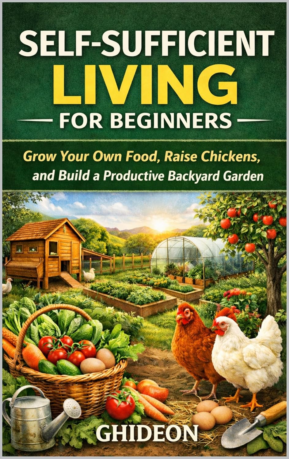 SELF-SUFFICIENT LIVING FOR BEGINNERS: Grow Your Own Food, Raise Chickens, and Build a Productive Backyard Garden (GHIDEON Book 5) (English Edition) baixar o livro de graça