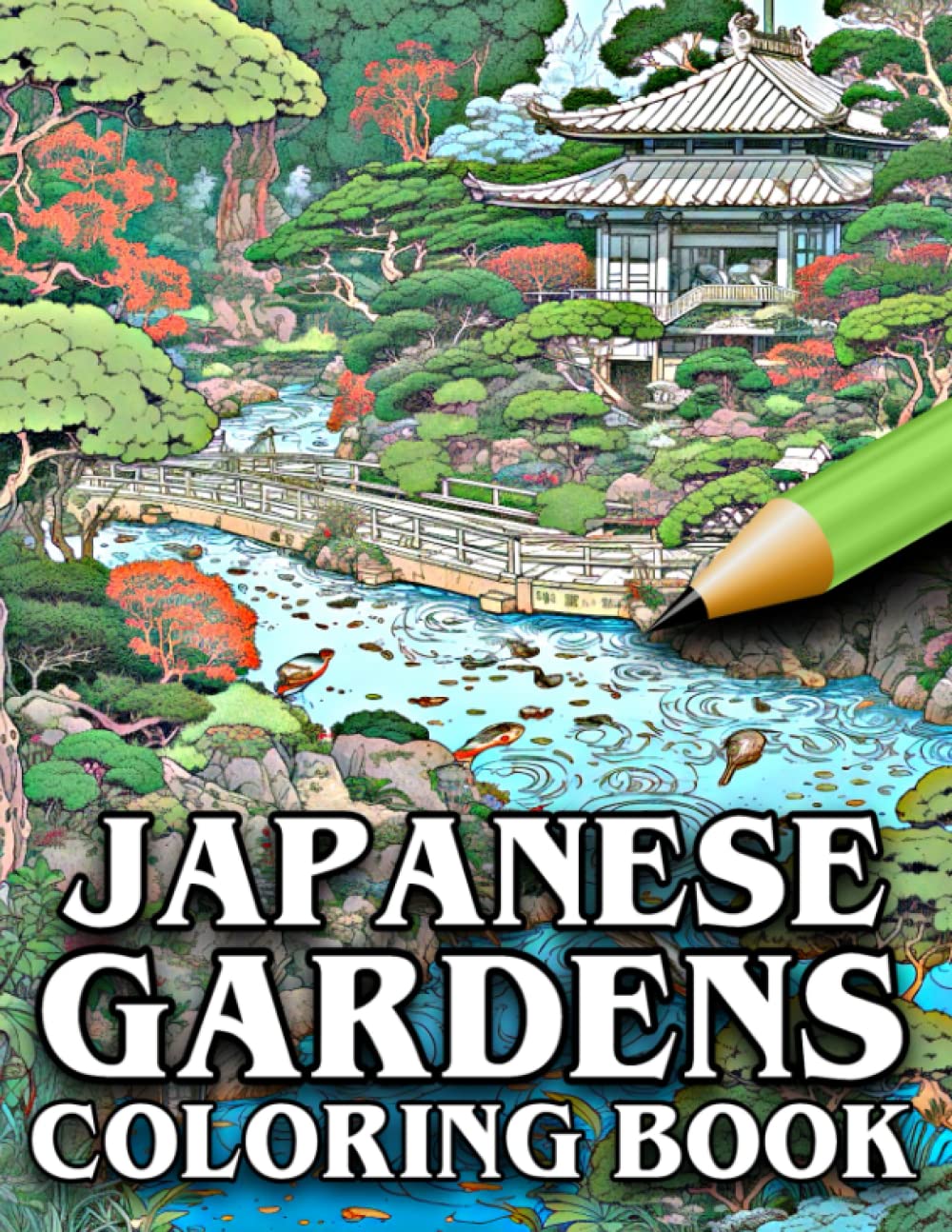 Japanese Gardens Coloring Book: A Stunning Collection of Japanese Garden Scenes to Color - What a Perfect Place To Relax - The Perfect Colouring Gift For Gardening Lovers baixar livro de graça
