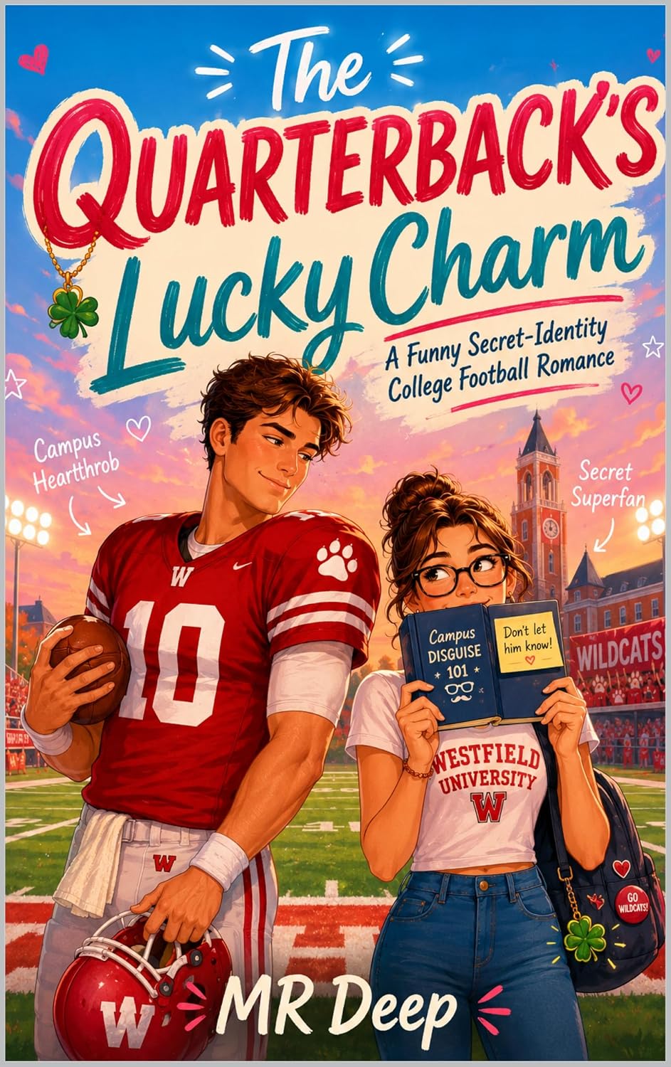 The QUARTERBACK'S Lucky Charm: A Funny Secret-Identity College Football Romance (English Edition) baixar livro de graça