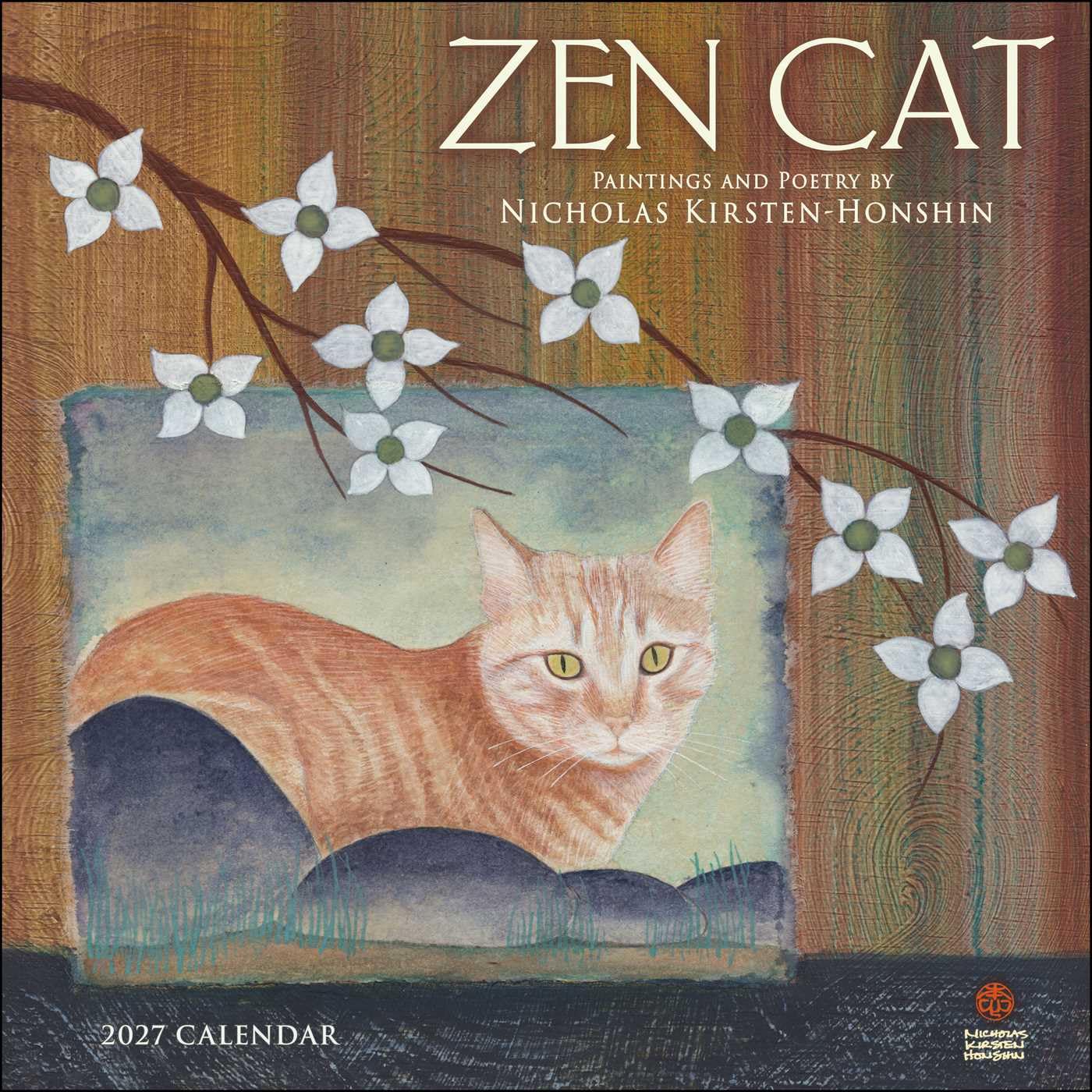 Zen Cat 2027 Wall Calendar: Meditational Art and Poetry baixar o livro de graça