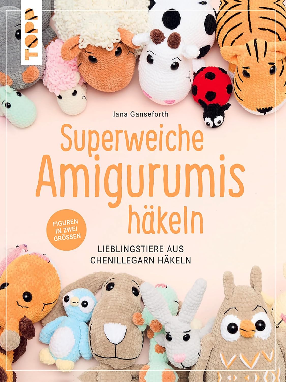 capítulo por capítulo baixar Superweiche Amigurumis häkeln: Lieblingstiere aus Chenillegarn. Figuren in zwei Größen (German Edition)