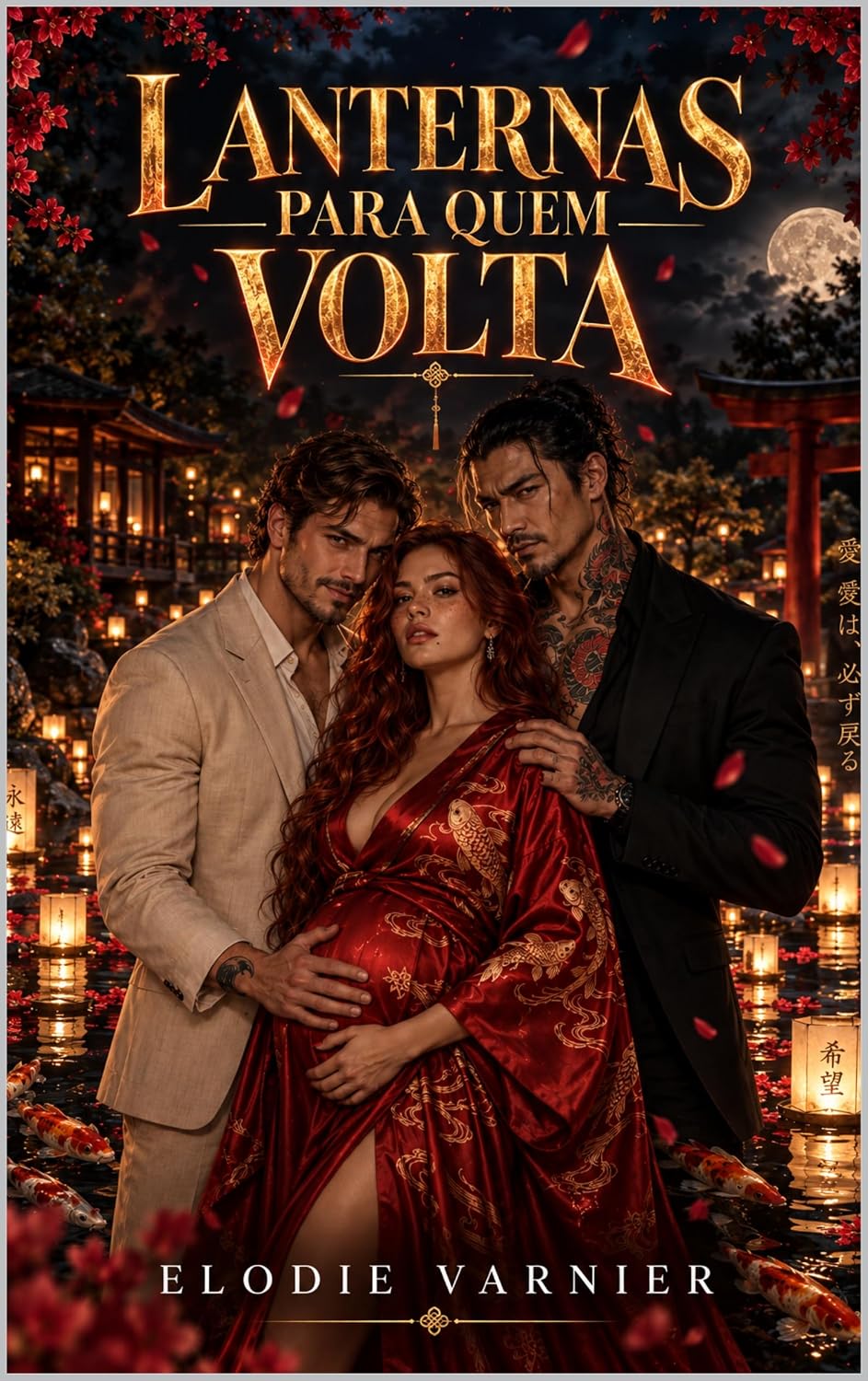 ler totalmente Lanternas Para Quem Volta: Um dark romance de máfia why choose: grávida do marido do Yakuza, babá dos trigêmeos do chefe